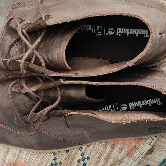 Sz 9.5 timberland leather chukka boots - Picture 3 of 4